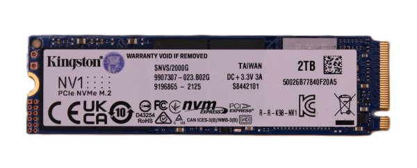 Kingston NV1 PCIe NVMe M.2 SSD (SNVS/2000G) 2TB